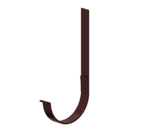 Держатель желоба D125х320 Порошковая окраска RAL8017