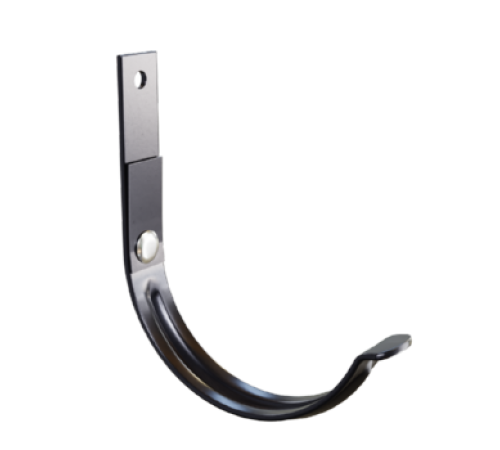 Держатель желоба карнизный D125х132 Порошковая окраска RAL9005