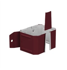 Держатель трубы 76х102 (на дерево) Полиэстер RAL3005