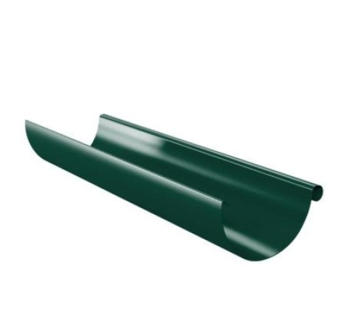 Желоб водосточный D125х3000 Пластизол двухсторонний RAL6005