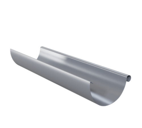 Желоб водосточный D125х3000 Пластизол двухсторонний RAL7024