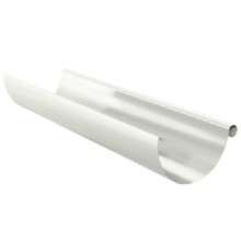 Желоб водосточный D125х3000 Пластизол двухсторонний RAL9010