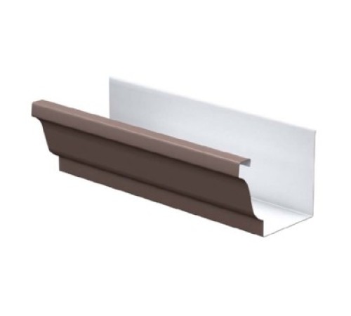 Желоб водосточный 120х86х3000 Полиэстер RAL8017