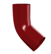 Колено сливное D100 Пластизол двухсторонний Р363