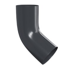 Колено сливное D100 Пластизол двухсторонний RAL7024