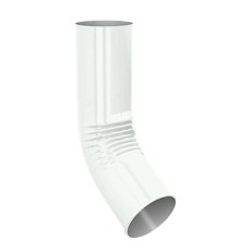 Колено сливное D150 Полиэстер RAL9003