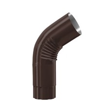 Колено сливное D90х60° GS Высокопрочный полиэстер двусторонний RAL8017