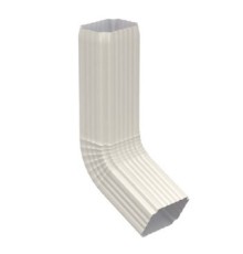 Колено трубы 76х102 Полиэстер RAL9003