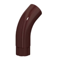 Колено трубы D90х60° GS Высокопрочный полиэстер двусторонний RAL8017