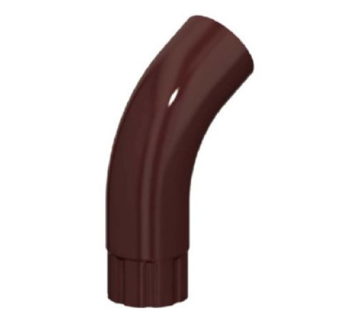 Колено трубы D90х60° GS Высокопрочный полиэстер двусторонний RAL8017