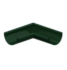 Угол желоба внутренний D125 Пластизол двухсторонний RAL6005