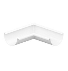 Угол желоба внутренний D125х90° GS Высокопрочный полиэстер двусторонний RAL9010