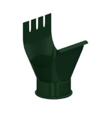 Воронка выпускная D125/100 Пластизол двухсторонний RAL6005