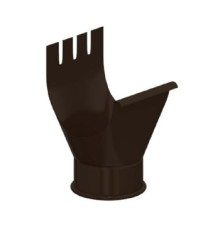 Воронка выпускная D125/100 Пластизол двухсторонний RR32