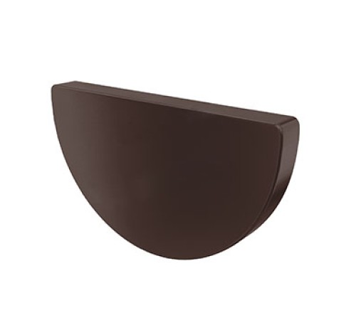 Заглушка желоба D185 Полиэстер RAL8017