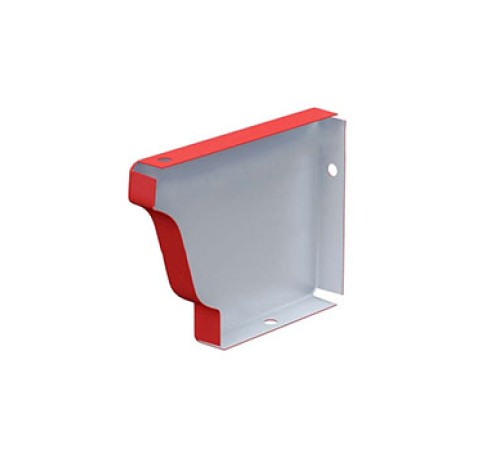 Заглушка желоба 120х86 левая Пластизол Р363