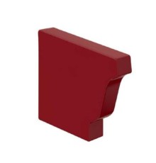 Заглушка желоба 120х86 правая Пластизол Р363