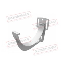 Кронштейн желоба slider ПВХ белый