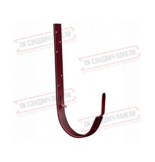 Кронштейн желоба ПВХ GL металлический бордо RAL 3005 ШК