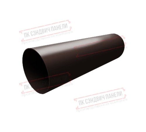 Труба ПВХ 3м шоколадная RAL 8017