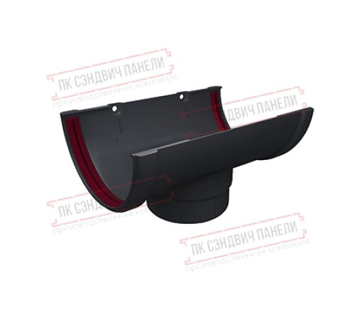 Воронка ПВХ графит RAL 7024