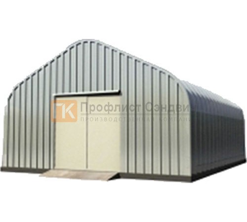 Сборно разборный ангар модель P 6.1x3.6, 2.9x3.0, 6.0