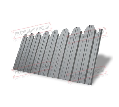 Профнастил фигурный С10 - 0,45 Окрас - Б, Drap RAL 7004.