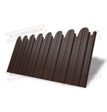 Профнастил фигурный С10 - 0,4 Окрас - Двухсторонний ПЭ с пленкой RAL 8017.