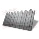 Профнастил фигурный С10 - 0,45 Окрас - Б, Print Premium Silver Wood.