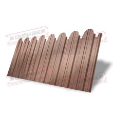 Профнастил фигурный С10 - 0,45 Окрас - А, Print Elite White Wood.