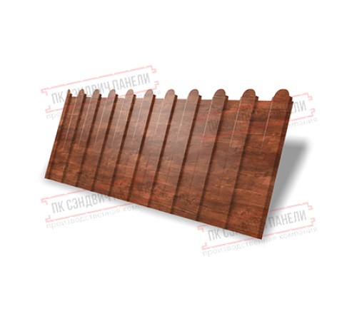 Профнастил фигурный C8 - 0,45 Print Elite Cherry Wood.