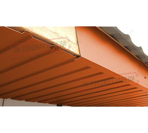 Планка карнизного свеса сложная 250х50х2000 ПЭ-2004-0.5