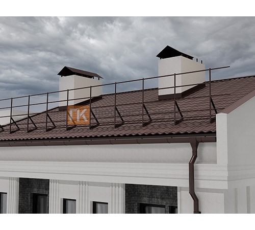 Ограждение кровли ZN универс H=900мм L=2000мм