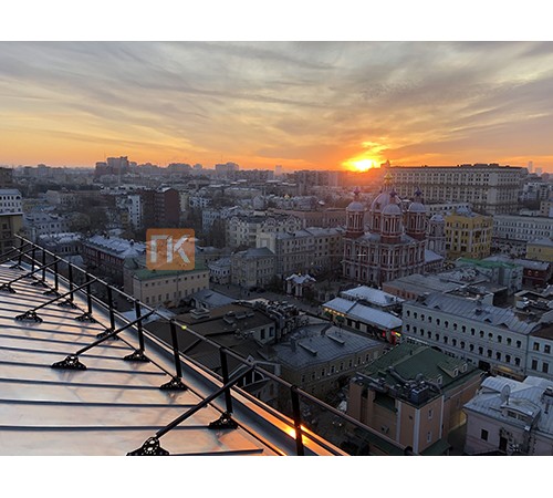 Ограждение кровли парапет сборное ZN H=600мм L=2000мм (ТУ)