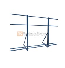 Ограждение кровли оптим универс H=1200мм L=2000мм со снегозадержанием