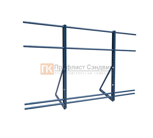 Ограждение кровли оптим универс H=1200мм L=2000мм со снегозадержанием