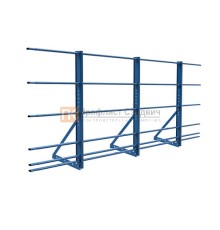 Ограждение кровли с фальц креплением ОЦ H=1200 L=3000мм с 4-я доп.трубами (ТУ)