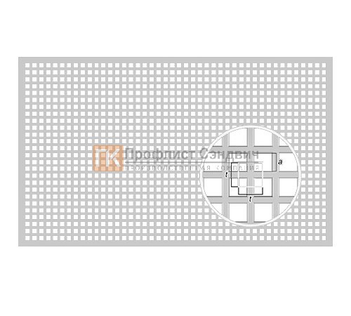 Перфорированный лист ХК(08ПС) Rg 8/17.32 1,5/1000/2000 ROLLED