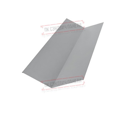 Планка ендовы верхняя простая 145х145х2000 Полиэстер Ral7004-0.45