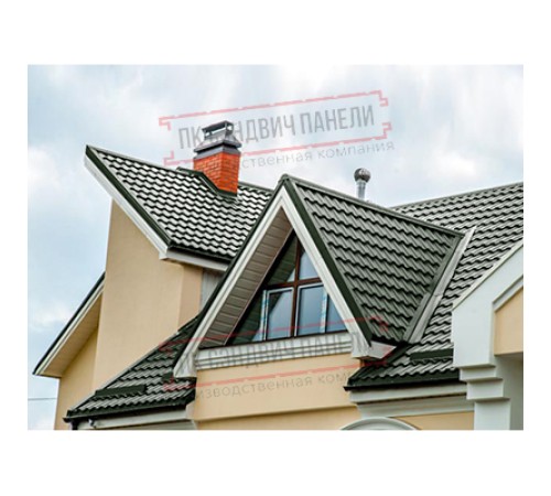 Планка ендовы верхняя 76х76х2000 Viking E Ral6007-0.5