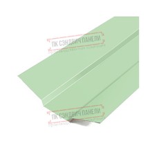 Планка ендовы верхняя 76х76х2000 Полиэстер Ral6019-0.45