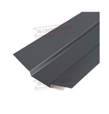 Планка ендовы верхняя 76х76х2000 Полиэстер Ral7024-0.45