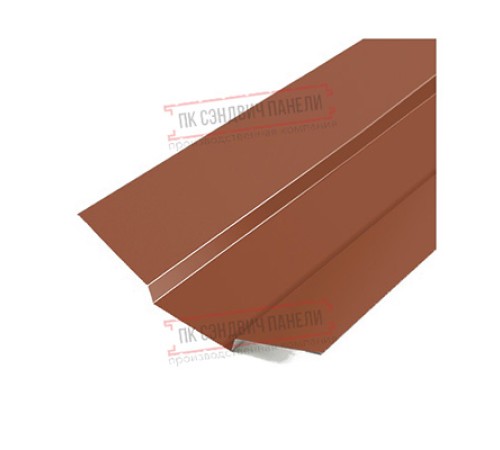 Планка ендовы верхняя 76х76х2000 Viking E Ral8004-0.5