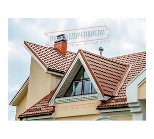 Планка ендовы верхняя 76х76х2000 Viking E Ral8004-0.5