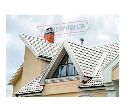 Планка ендовы верхняя 76х76х2000 Norman Ral9003-0.5