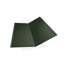 Планка ендовы нижняя 298х298х2000 Viking E Ral6007-0.5