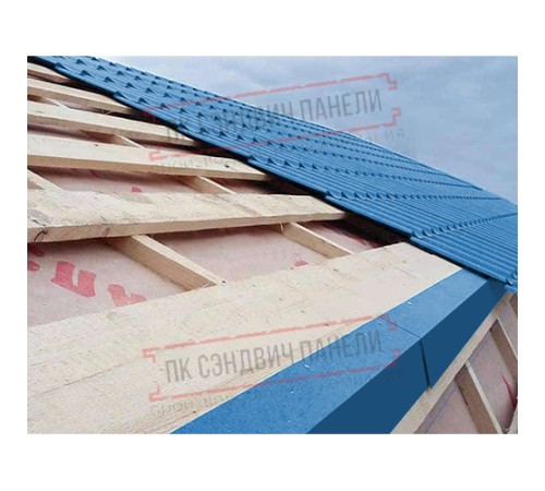 Планка карнизная 100х69х2000 Norman ПЭ-5015-0.5