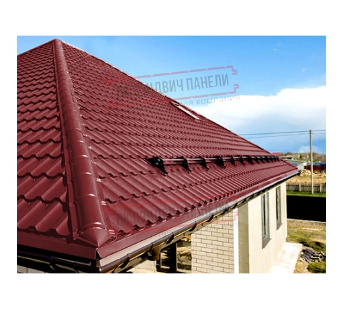 Планка конька круглого R110х2000 Viking-3011-0.45