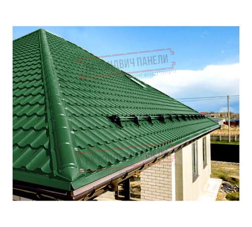 Планка конька круглого R110х2000 ПЭ-6002-0.5