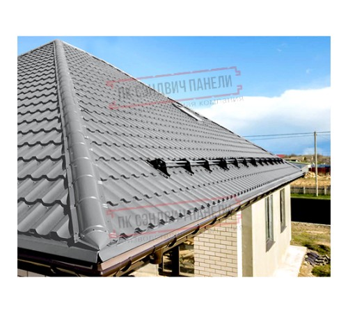 Планка конька круглого R110х2000 Norman ПЭ-7004-0.5